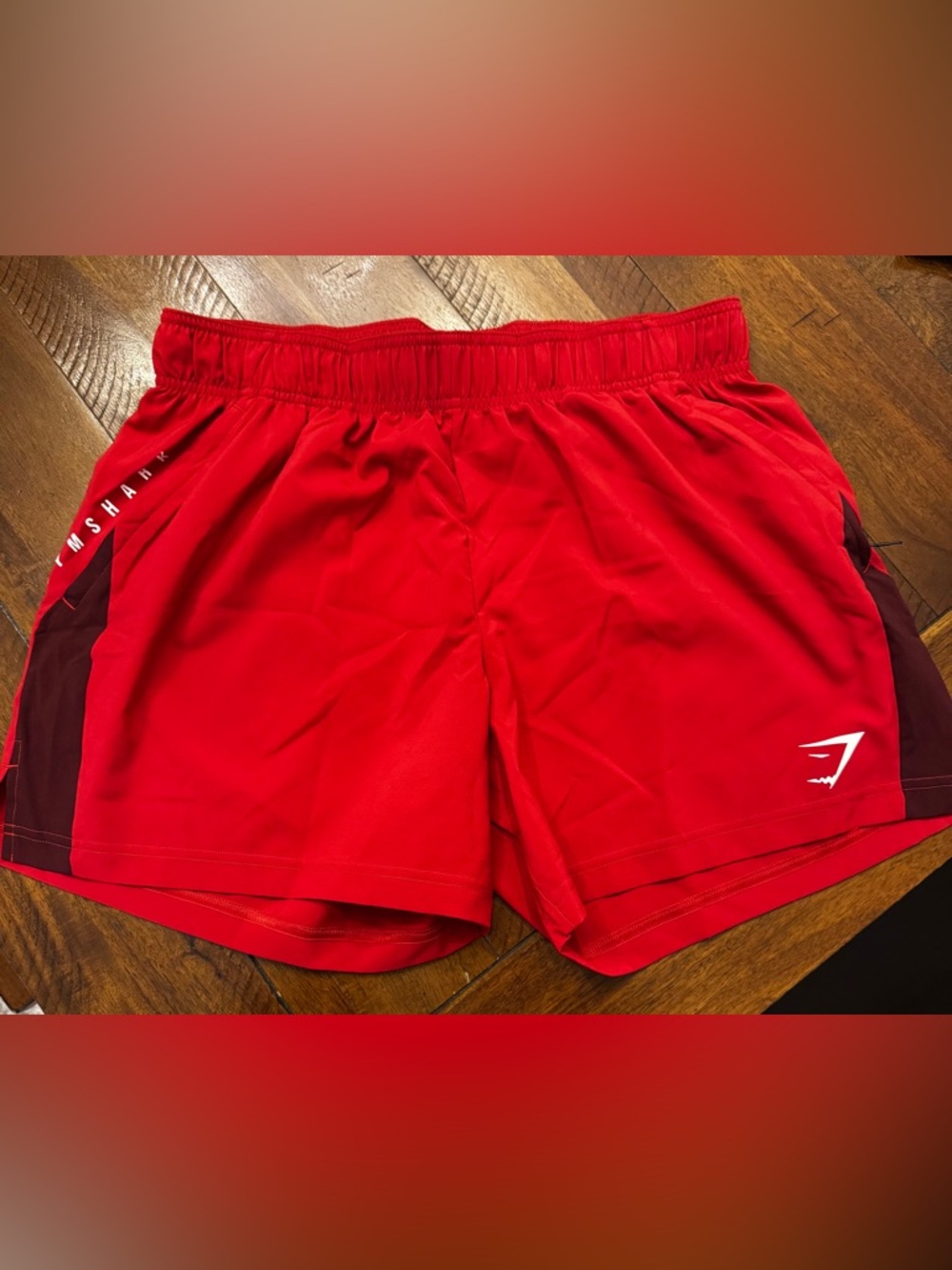 Men’s Large Gymshark Red Athletic Short BNWOT